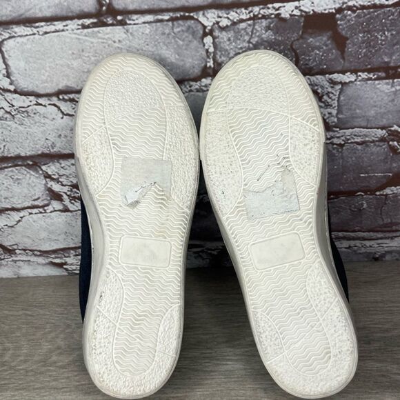 Freebird Dark Blue and Light Tan lace up sneakers shoes women sz 5M US/35EU - Picture 11 of 13